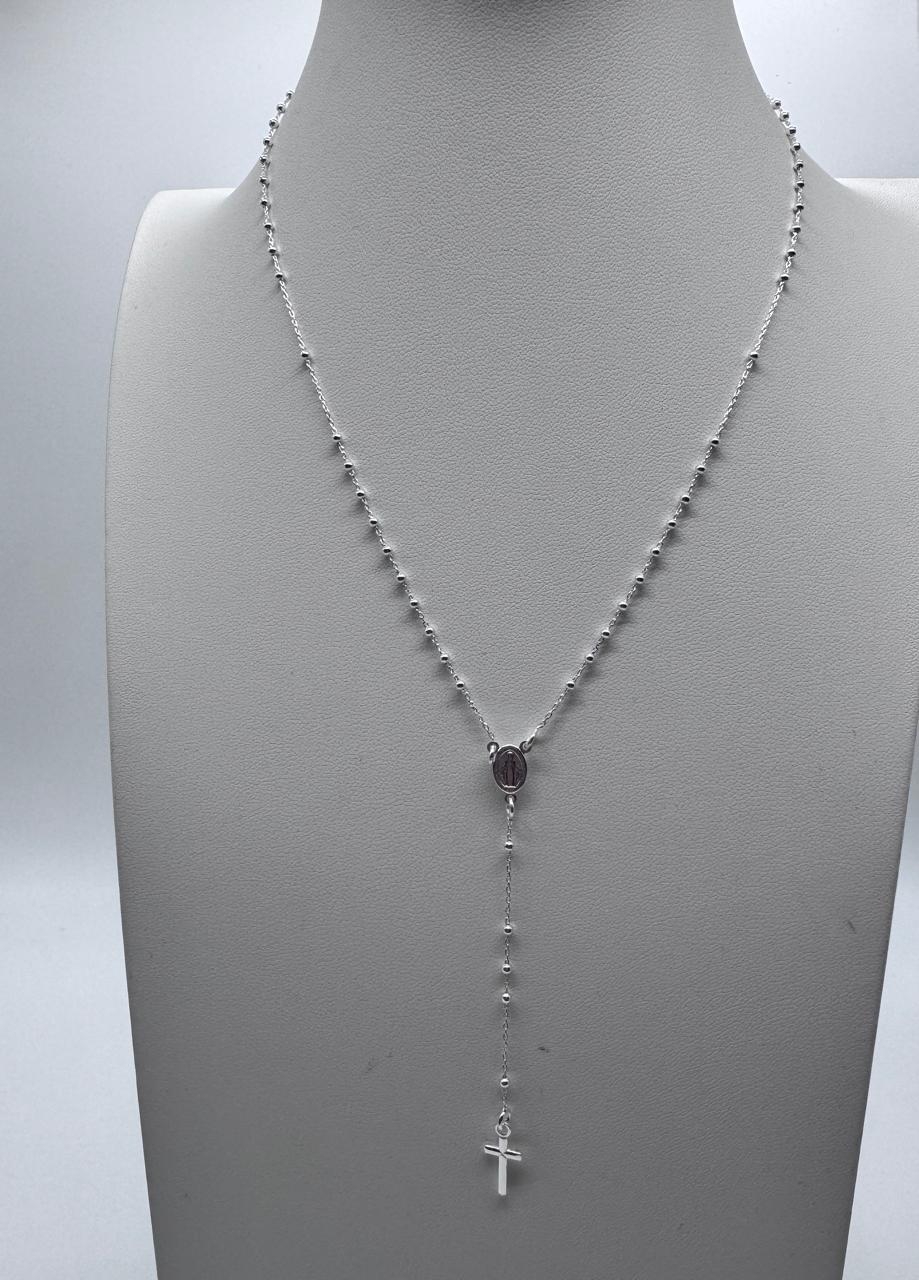 ROSARIO 40CM MUJER PLATA 925