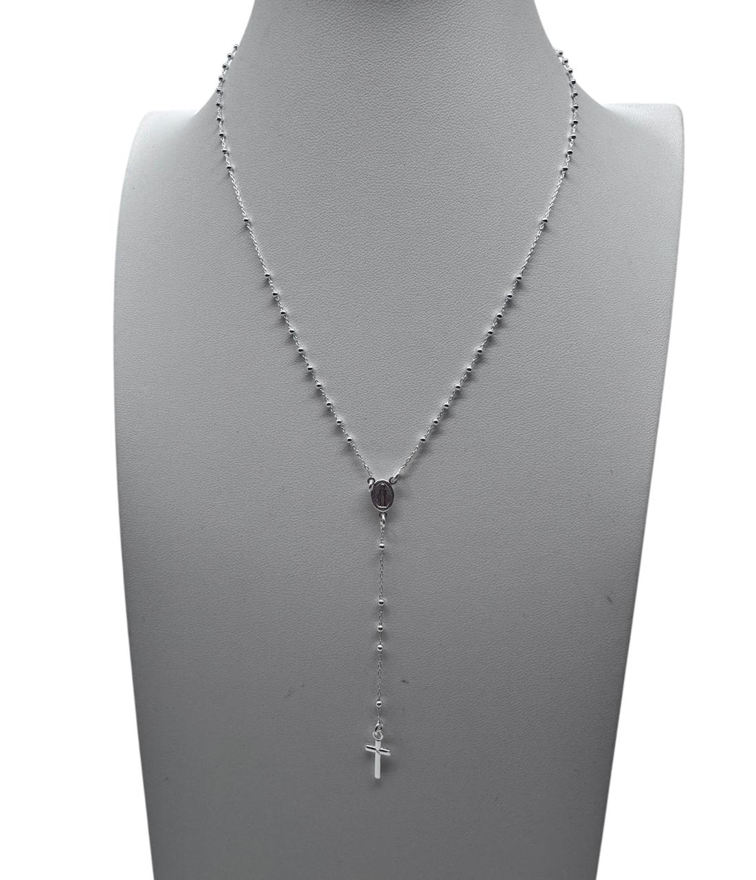 ROSARIO 40CM MUJER PLATA 925