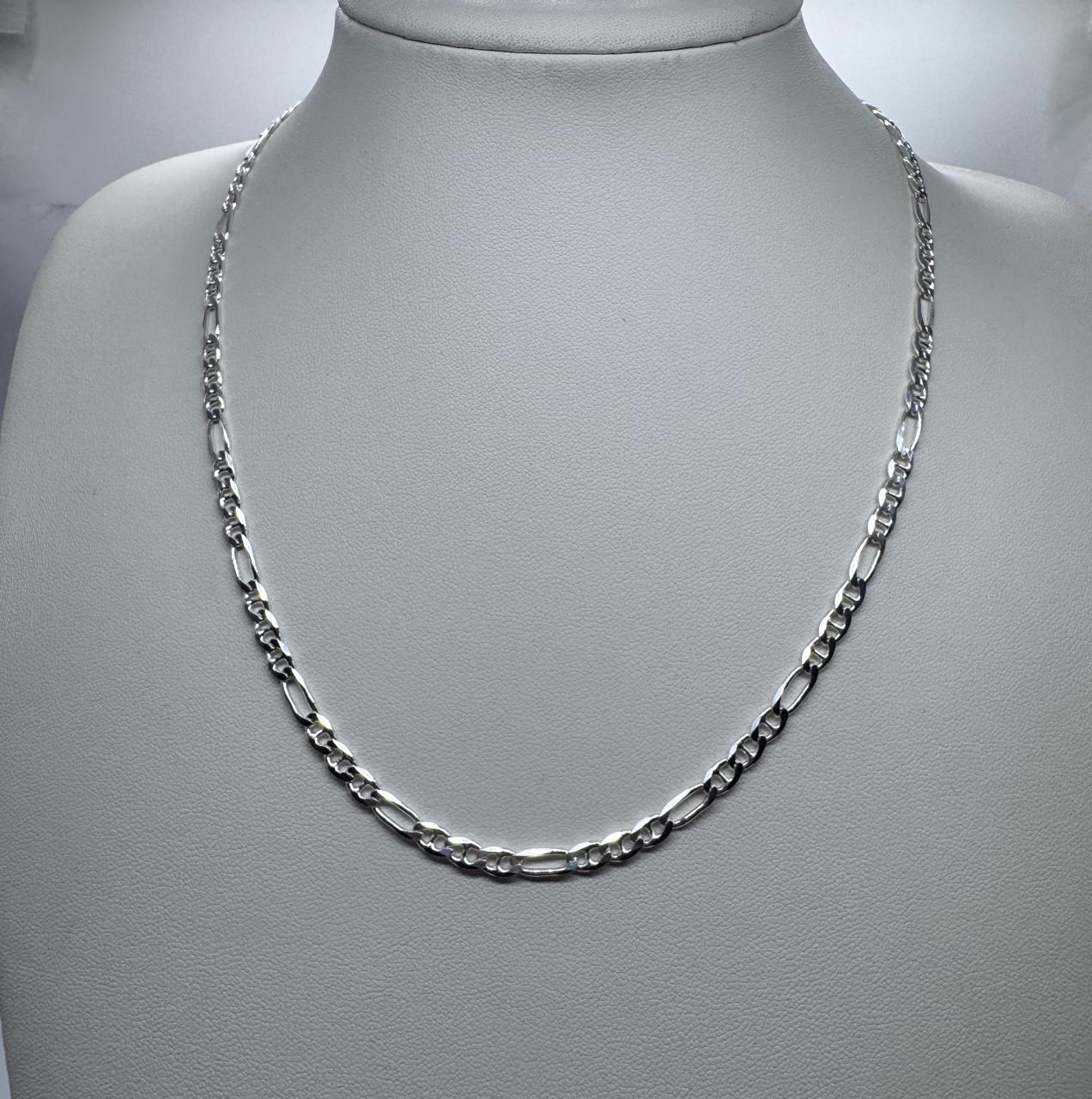 CADENA EXCLUSIVA CARTIER-GUCCI 50CMX4MM HOMBRE PLATA 925