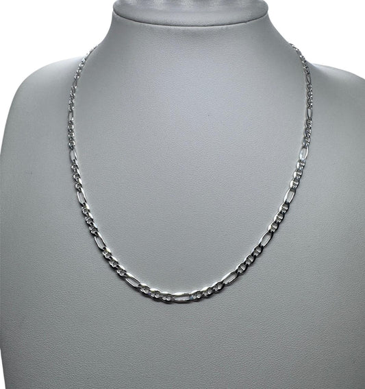 CADENA EXCLUSIVA CARTIER-GUCCI 50CMX4MM HOMBRE PLATA 925